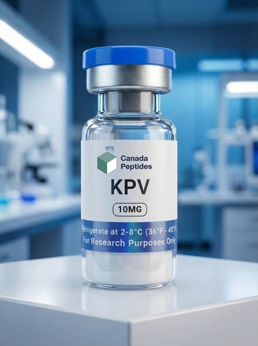 KPV 10 mg lyophilized reference standard vial — Canada Peptides CP-033