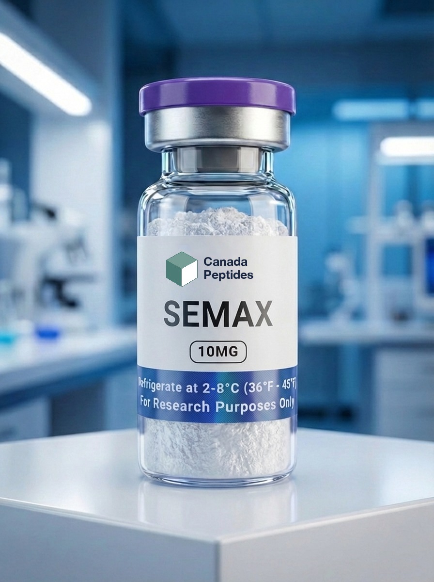 Semax 10 mg lyophilized reference standard vial — Canada Peptides CP-022