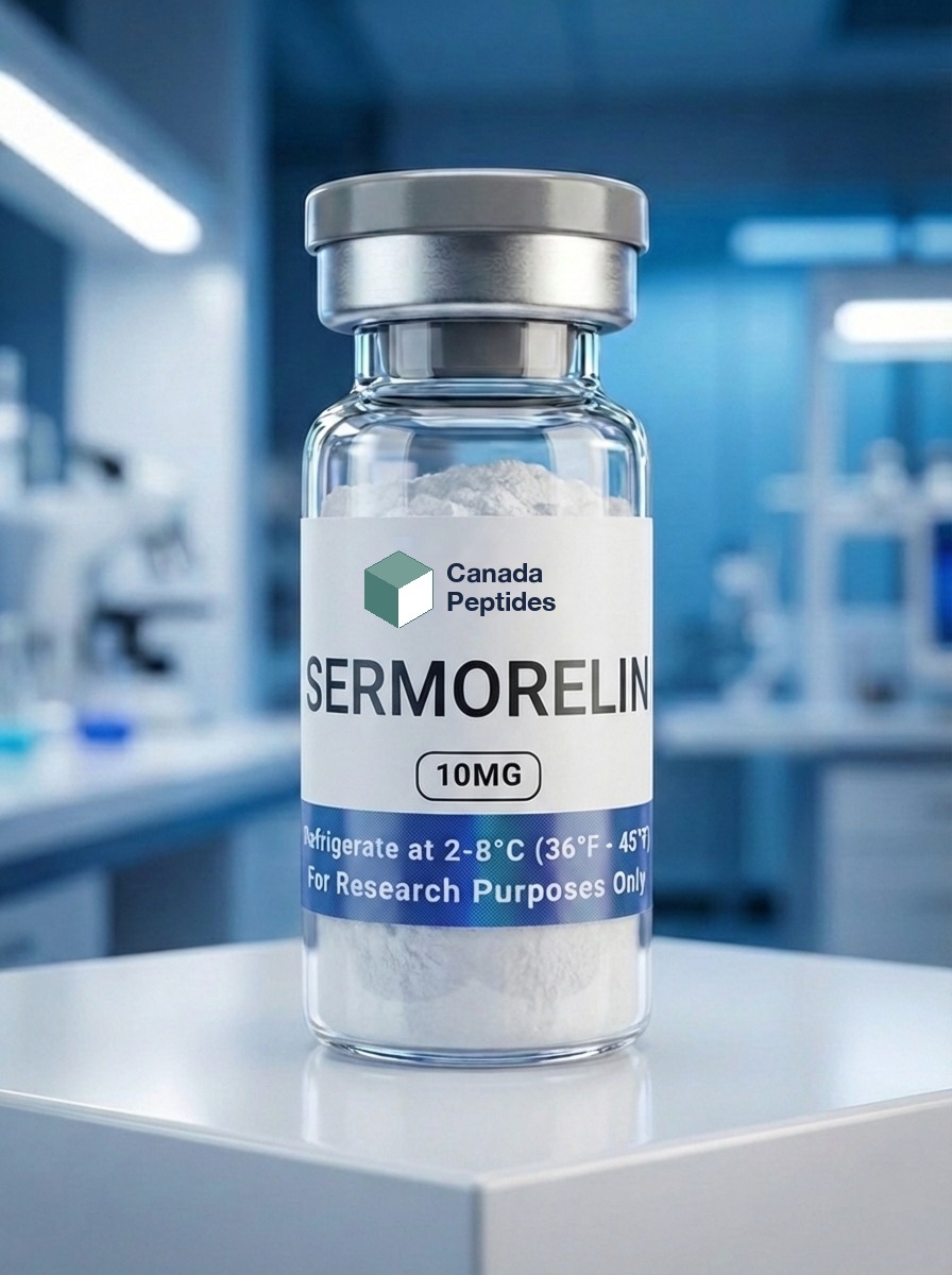 Sermorelin reference vial — Canada Peptides