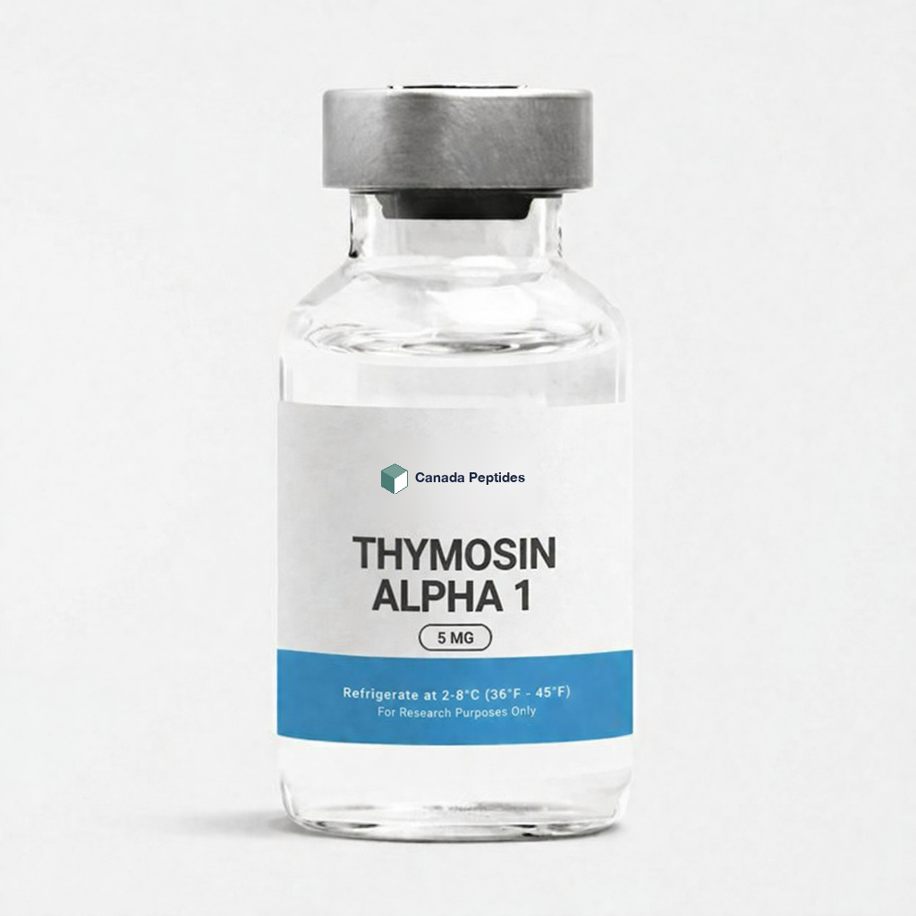 Thymosin Alpha-1 5 mg lyophilized reference standard vial — Canada Peptides CP-045